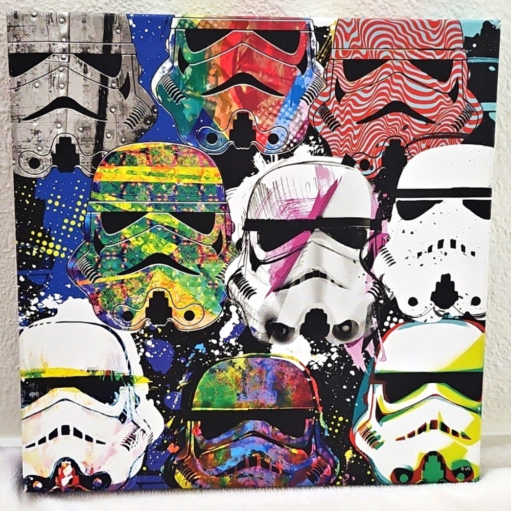 Star Wars Colorful Stormtrooper Wall Art - Multicolor